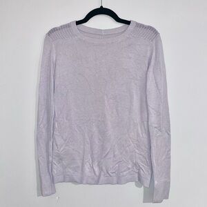 Lululemon Athletica Lavender Gray Knit Sweater